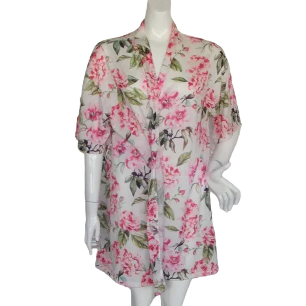 SHOW ME YOUR MUMU Robe  OS, Open Front/No Belt, floral print